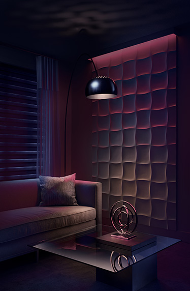 Designer living room